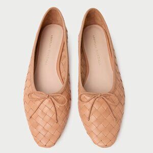NEW Loeffler Randall size 6.5 Landry Honey Woven Ballet Flat